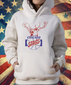 Chicago Stags Red Deer Basketball T-Shirt