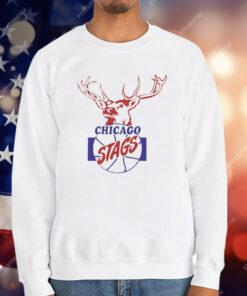 Chicago Stags Red Deer Basketball T-Shirt