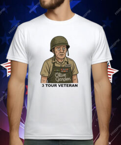 Drinkin Bros 3 Tour Veteran Olive Garden T-Shirt