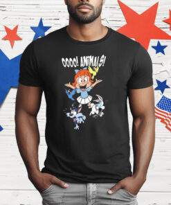 Elmyra Loves OOOO Animals Artwork T-Shirt