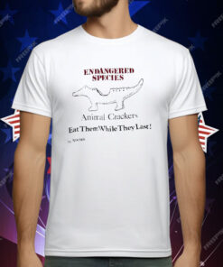 Endangered Species Animal Crackers Eat Them While They Last T-Shirt