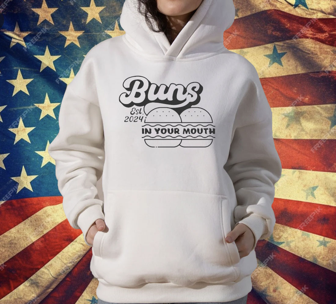Grandpoobear Buns In Your Mouth Diner Est 2024 T-Shirt