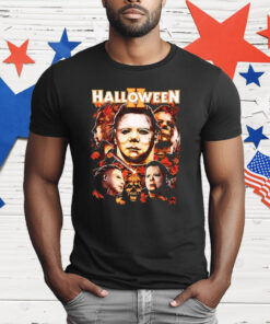 Halloween II Michael Myers Collage T-Shirt