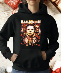Halloween II Michael Myers Collage T-Shirt