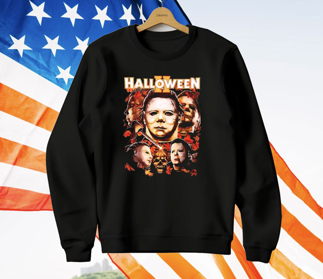 Halloween II Michael Myers Collage T-Shirt
