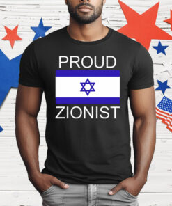 Israel Proud Zionist Black T-Shirt