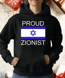 Israel Proud Zionist Black T-Shirt
