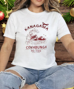 Kanagawa Cowabunga Under The Wave Off Kanagawa T-Shirt