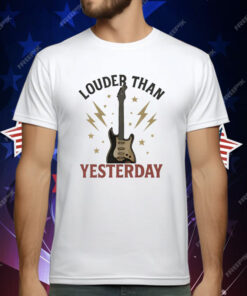 Louder Than Yesterday Electric Guitar T-Shirt