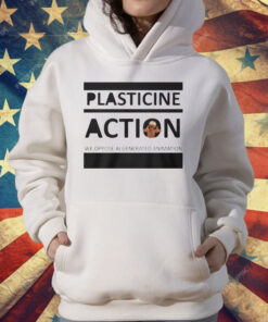 Plasticine Action We Oppose Ai Generated Animation T-Shirt
