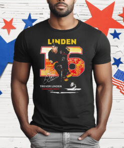 Trevor Linden Vancouver Canucks NHL Hockey Throwback Vintage T-Shirt