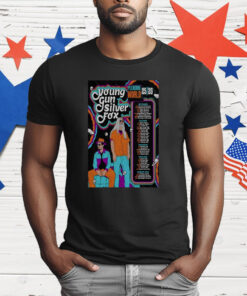 Young Gun Silver Fox Pleasure World Fall Tour 2026 Dates T-Shirt