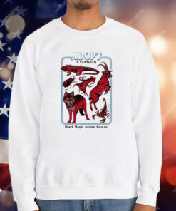 Adopt A Familiar Black Magic Animal Rescue T-Shirt