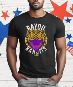 Bayou Bandits LSU Tigers Football T-Shirt