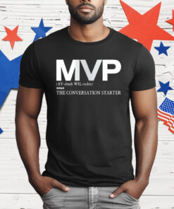 Becky Hammon Wearing MIVP The Conversation Starter T-Shirt