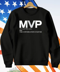 Becky Hammon Wearing MIVP The Conversation Starter T-Shirt