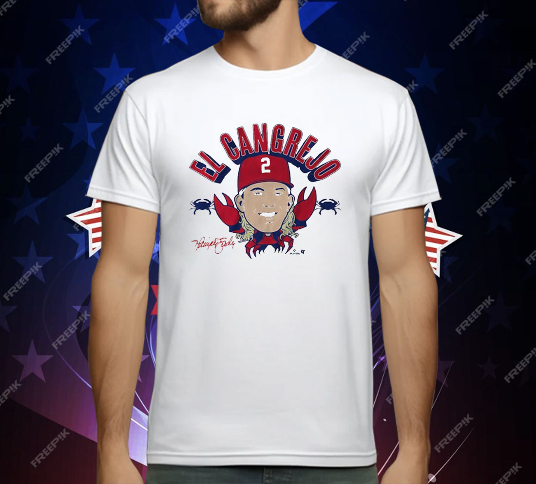 Harrison Bader El Cangrejo Philadelphia Phillies T-Shirt
