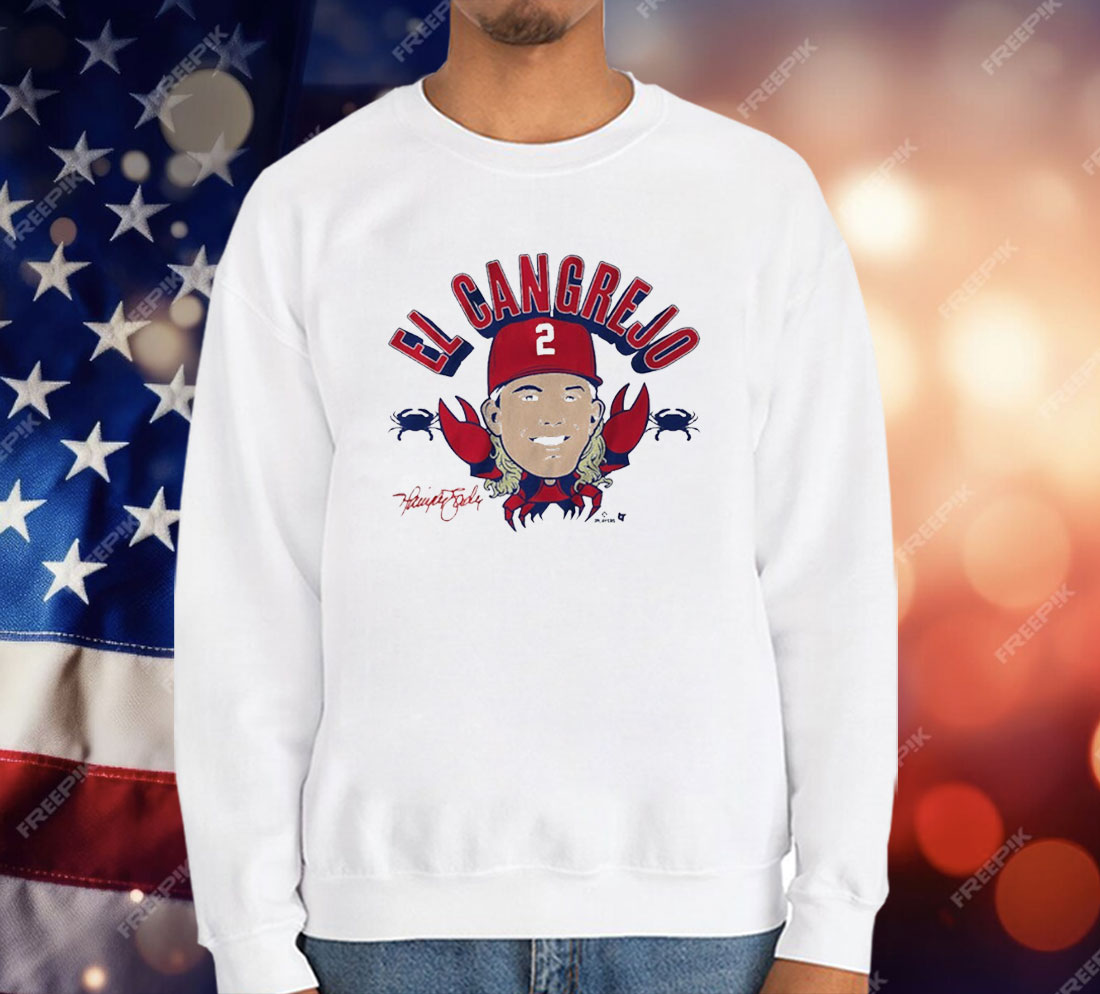 Harrison Bader El Cangrejo Philadelphia Phillies T-Shirt
