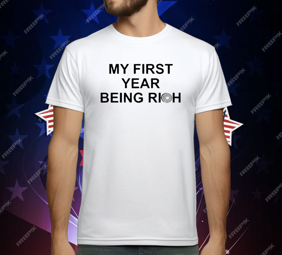 Jalen Carter Eagles My First Year Being Rich T-Shirt