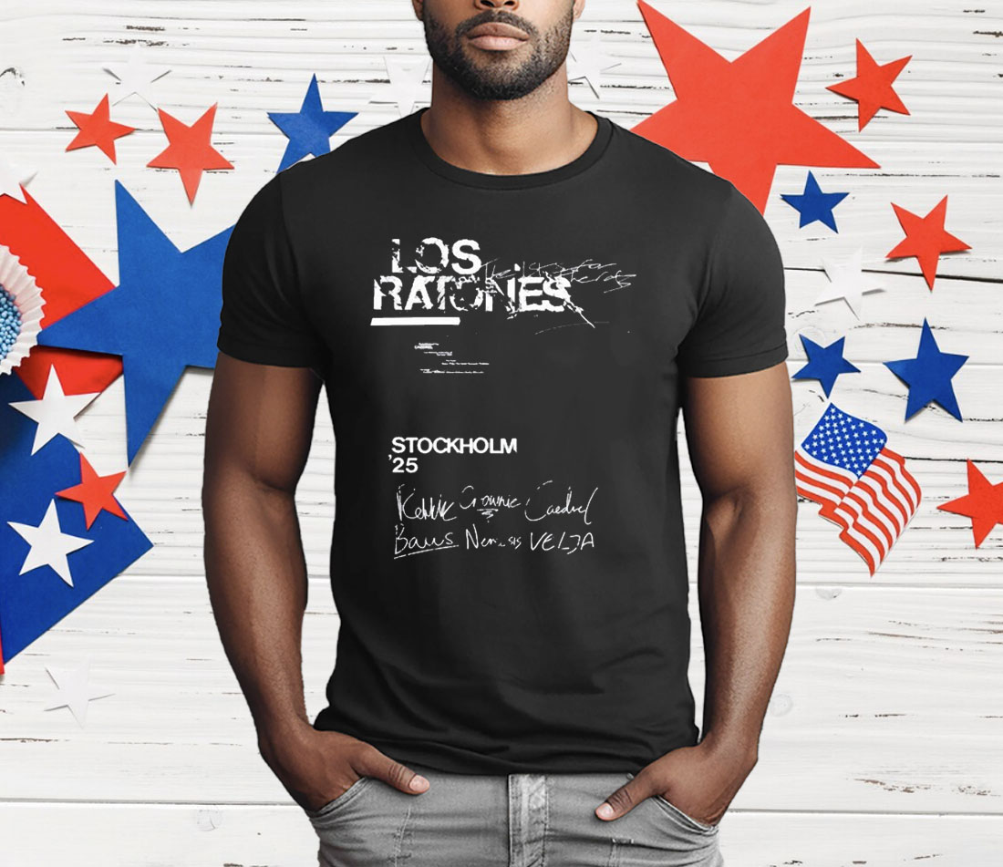 Los Ratones LOL Stockholm 2025 Signatures T-Shirt
