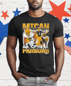 Micah Parsons Masterpiece Green Bay Packers T-Shirt