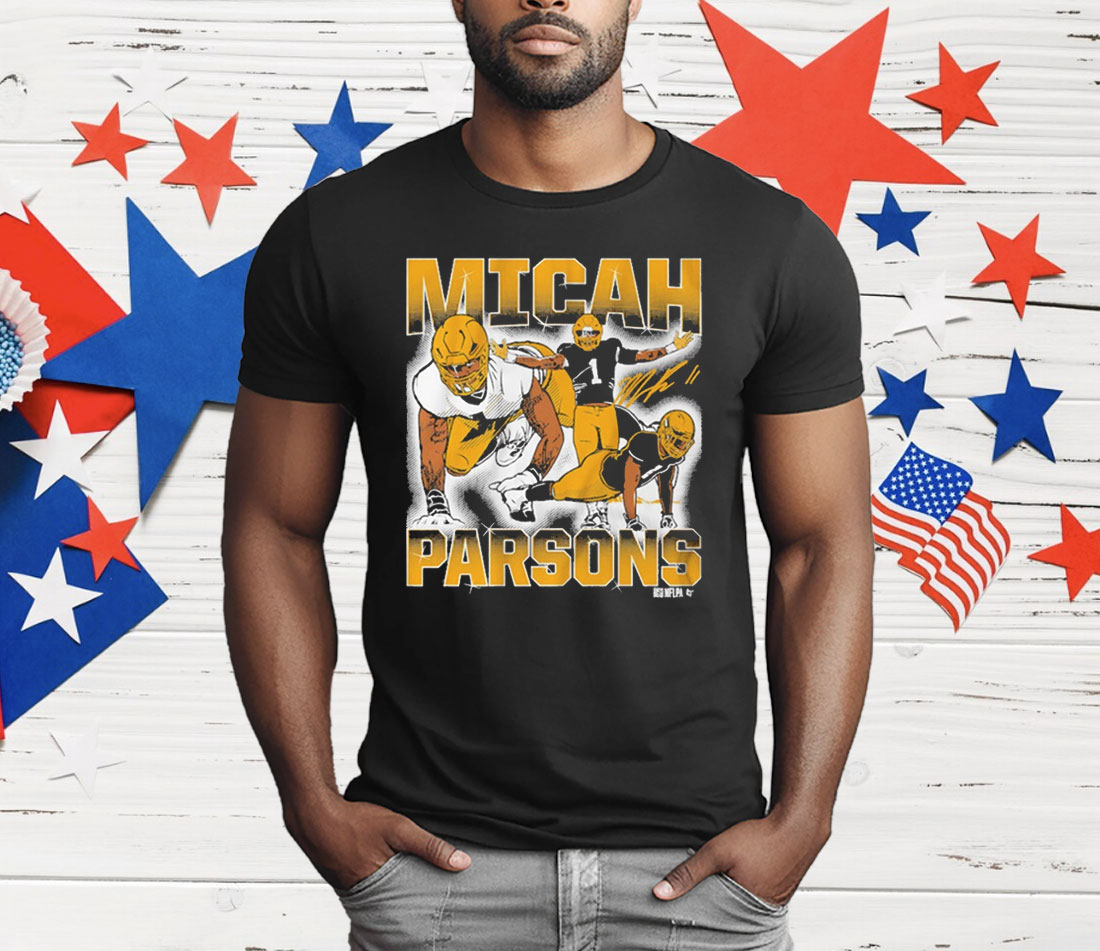 Micah Parsons Masterpiece Green Bay Packers T-Shirt